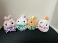 うさだまちゃん　ボールチェーンマスコット　ぬいぐるみ　4種セット