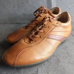 【WM2071BW】 (25.0) レザー 茶色 メンズ スニーカー