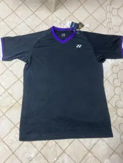 YONEX バドミントン Tシャツ L 黒/紫