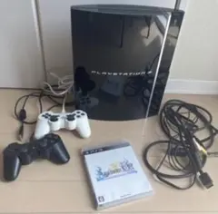 PS3本体、コントローラー2台、FFX X2 HDリマスターセット