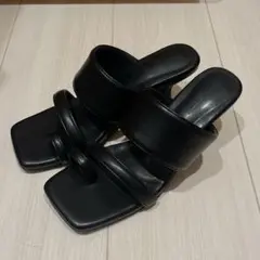 アズールバイマウジー サンダル ミュール ブラック Sサイズ 23cm
