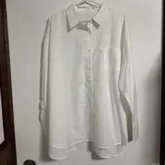 オフホワイト 長袖シャツ Fサイズ