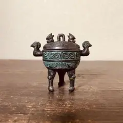 青銅鳥頭香炉
