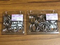 ニッサチェイン ステンレス 二重 丸カン キーリング