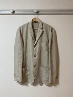 無印良品リネンテーラードジャケット　3ボタン麻100% MUJI