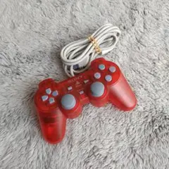 PS one コントローラー クリアレッド スケルトン scph-110