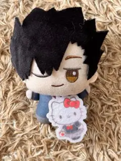 ハイキュー プライズ サンリオ コラボ ちびぐるみ ぬいぐるみ 音駒 黒尾
