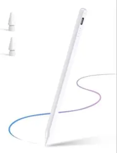 タッチペン スタイラスペン　iPad用　タブレット　Bluetooth ホワイト