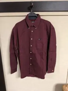 Benetton Formula 長袖シャツ バーガンディ