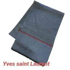 【美品】YVES SAINT LAURENT ローゲージマフラー ピラーティ期 美品】YVES SAINT LAURENT ローゲージマフラー ピラーティ期