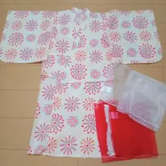 浴衣　花火柄 140サイズ セット
