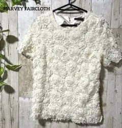 【HARVEY FAIRCLOTH】アメリカ 輸入 絹素材 フラワートップス