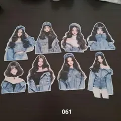 コラージュ素材　デニムファッションセット