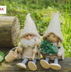 ★ノルディカニッセ　森のサウナシリーズ　ひしゃくとバケツを持ったサンタ★