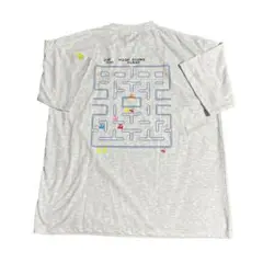 新品　パックマン PAC-MAN グレー Tシャツ 半袖 オーバーサイズ