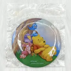 ① Disney くまのプーさん 缶バッジ 当時物 レトロ