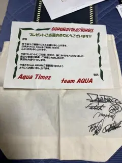 Aqua Timez サイン入り Yahoo!オークション - 【コレクター放出品】Aqua Timez アクア