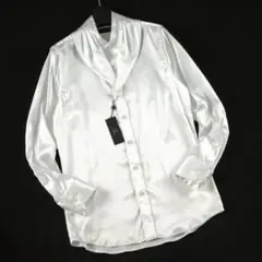 新品 ガルニエ 白 シャツ 長袖 Sサイズ