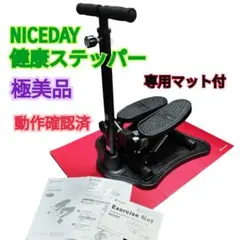 【極美品 送料無料】NICEDAY ナイスデイ 健康ステッパー ハンドルマット付