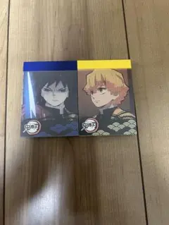 鬼滅の刃 メモ帳 2冊セット 我妻善逸 冨岡義勇