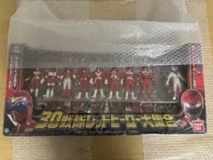 スーパー戦隊シリーズ 30戦隊レッドヒーロー大集合 限定版クリアバージョン スーパー戦隊ソフビ クリアver. 6体セット 30戦隊レッドヒーロー