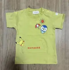 モンポケ　ピカチュウ　Tシャツ　半袖90新品