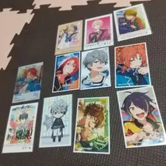 ツキウタなど、ステッカー、カード セット
