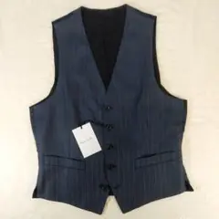 【タグ付き】PAUL SMITH ストライプ スーツベスト 花柄 未使用級 タグ付き】PAUL SMITH ストライプ スーツベスト 花柄 未使用級