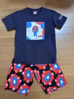 大阪万博　キッズ150夏コーデ　Tシャツ&ステテコハーフパンツ