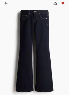 超美品　H&M フレアードローデニム　フレア　エイチアンドエム