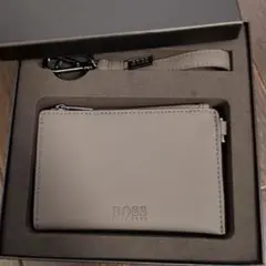 BOSS グレー パスケース・定期入れ