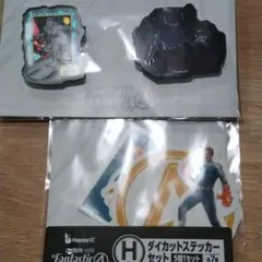 ファンタスティック4 HAPPYくじ　アクリルバッジ&ダイカットステッカーセット