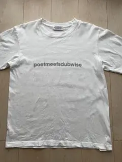 POET MEETS DUBWISE Tシャツ ホワイト