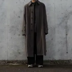 claiborne グレー トレンチコート　ヴィンテージ