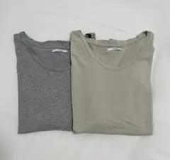AND SLOW 長袖無地Tシャツセット