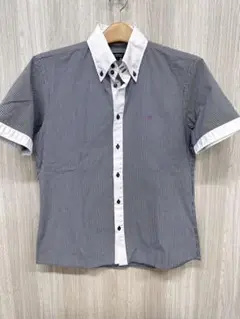 BURBERRY BLACK LABEL ギンガムチェック 半袖 シャツ
