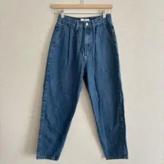 グレイル コクーンデニムパンツ Ｌ 綿100％ ウエストゴム ジーンズ Ｇパン