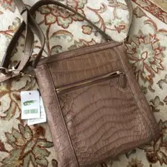 未使用セット クロコダイル2wayハンドバッグと財布