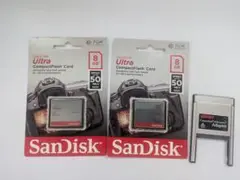 新品未開封 SanDisk CompactFlash Card ×2 おまけ付き