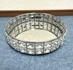 【美品】ミラー付き　シルバー　置物　香水立て　インテリア　雑貨