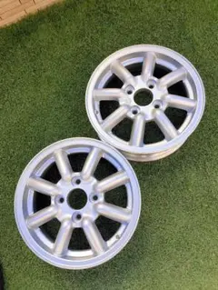 ワタナベ 13インチホイール PCD100 ワタナベ13インチpcd100 自家塗装