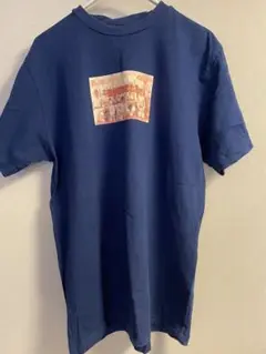 ￼RUSSEL ネイビー フロントプリント Tシャツ XXL