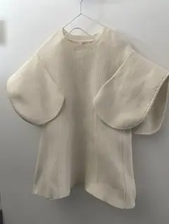 Heve ペタルニット　チャコールグレー　美品 heve ペタルニット チャコールグレー