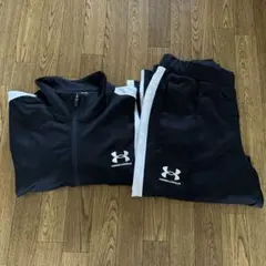 Under Armour ジャージセット 黒　メンズXL