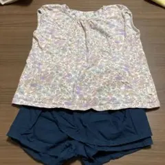 2枚セット　ポール&ジョー　花柄Tシャツ　キムラタン　ショートパンツ