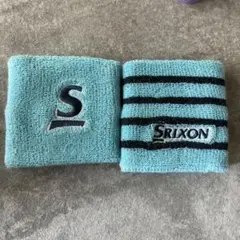 Srixon テニス用リストバンド 水色