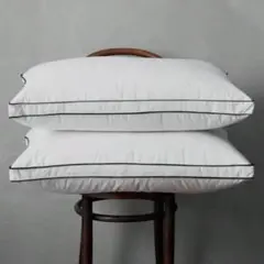 ホテル品質 ホワイト枕 デュアルエッジ