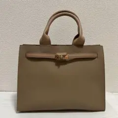 美品 レディース レディース トートバッグ ビジネスバッグ ターンロック