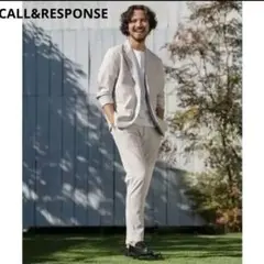 CALL&RESPONSE セットアップスーツ TOBIKIRI STRIPE