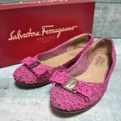 人気 FERRAGAMO 7 VARINA レース